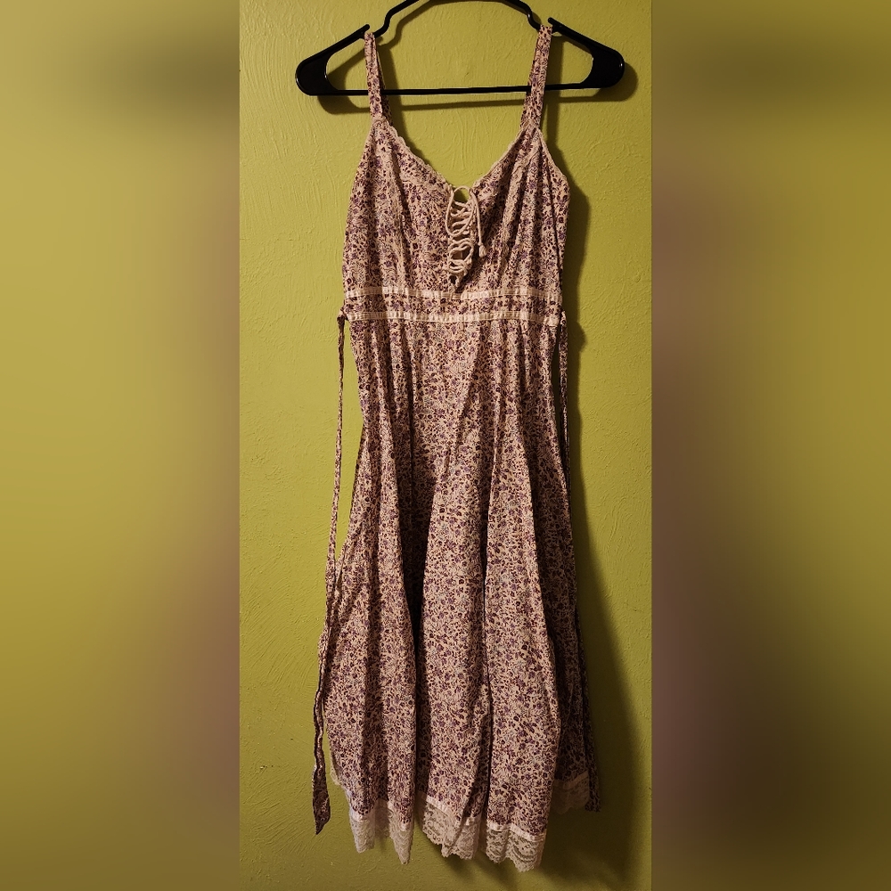 Vintage 1970's Gunne Sax Floral Prairie Sundress Size XS/S